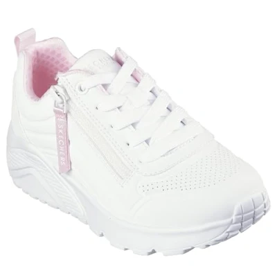 Afbeelding van Skechers Street Girls, sneakers voor meisjes, Wit synthetisch trim