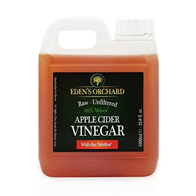 Afbeelding van Appelciderazijn met de moeder rauw en ongefilterd Jerrican 1 liter 1000 ml