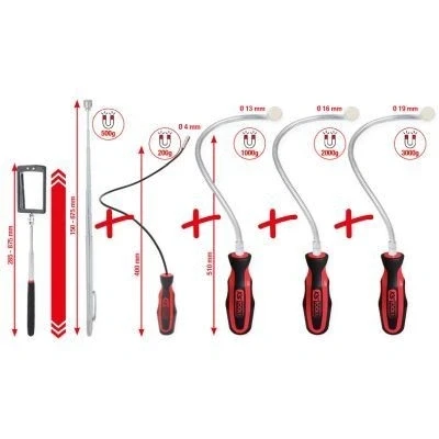 Afbeelding van KS tools Oliekeerring demontagegereedschap Chroom Vanadium