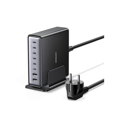 Afbeelding van UGREEN 200 W 8 poorten USB C snellader Desktop GaN compatibel met 100 65 iPhone 16 e Plus Pro Max 15 14 13 iPad Air Mini MacBook M4 M3 M2 Galaxy S25 S24 2 m voedingskabel inbegrepen