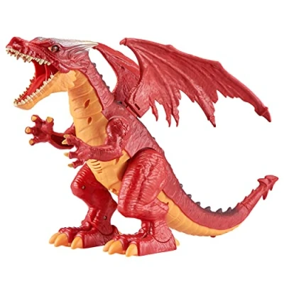 Afbeelding van ROBO ALIVE Dragon speelgoed, Fire Breathing Roaring, rood 7115B
