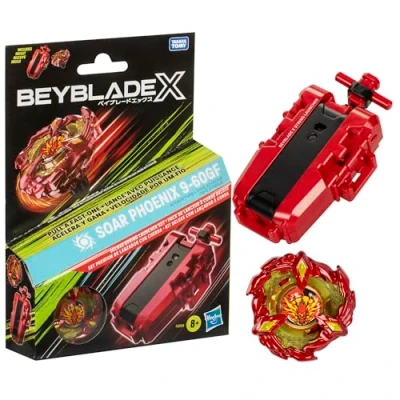 Image de Jeu de plein air Beyblade X Lanceur à corde Deluxe Soar Phoenix 9 60GF