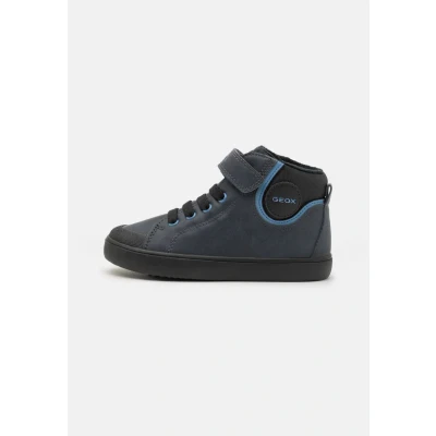 Afbeelding van Geox Gisli BOY Sneakers hoog voor kinderen, Maat: 37, Navy/light blue Imitatieleer/ textiel