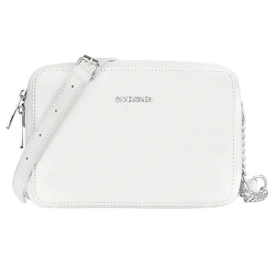 Afbeelding van David Jones Dames Kleine Crossbodytas Vierkant Ketting Schoudertas Handtas PU Leer Ritssluiting Avondtas Clutch Mode Elegant Vrouwen Meisje Crossover Tassen Wit