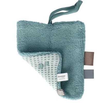 Afbeelding van Snoozebaby Geboortekaart gift set Smokey Green (birth card + envelope comfort toy gift)