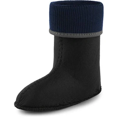 Afbeelding van Ladeheid Fleece sokken EVA regenlaarzen Unisex kinderen KL058, GRAPHITE