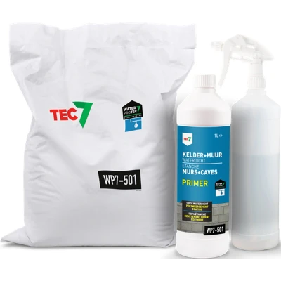 Afbeelding van Tec7 WP7 501 Kelder + Muur Waterdicht Set (10kg+1l)