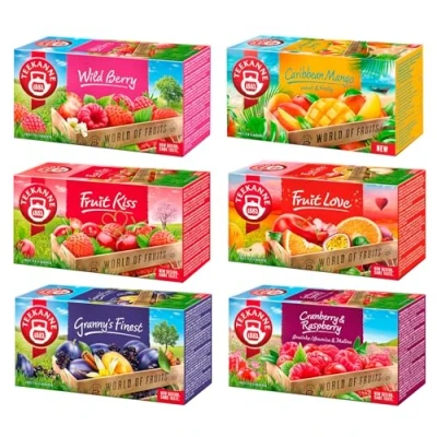 Afbeelding van Big Summer Collection Theepot (6 x 20 zakjes) Fruitthee Warme of koude thee