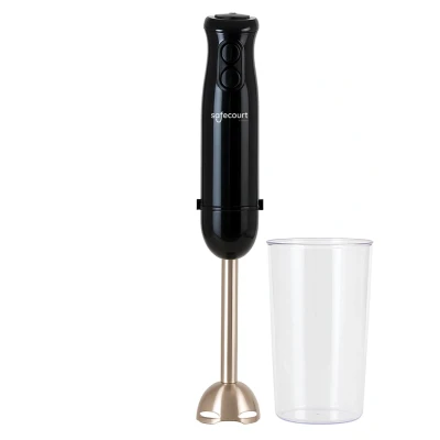 Afbeelding van Safecourt Kitchen Staafmixer 600ML beker Krachtige mixer Turbo functie 1000 Watt Zwart