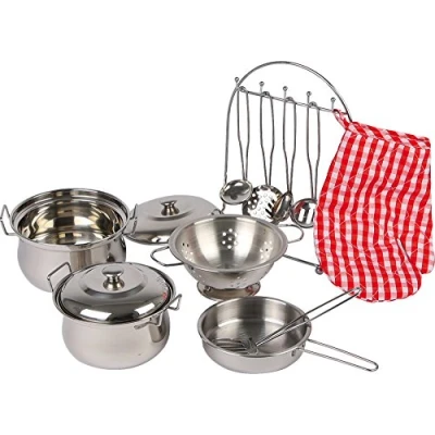 Image de Legler 2020855 jeu d&#039;imitation cuisine batterie gustave lot de 13