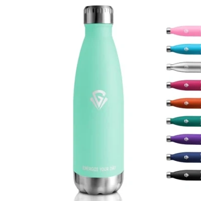 Afbeelding van 1 liter thermosfles, geschikt voor koolzuurhoudende dranken, BPA vrij, lekvrij, dubbelwandig, fitness, hardlopen, kantoor, kinderen, volwassenen, camping, koolzuurhoudend