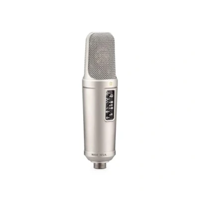 Image de RØDE NT2 A Microphone à condensateur large membrane polyvalent avec motif polaire commutable, pad et filtre passe haut pour enregistrement vocal instrumental