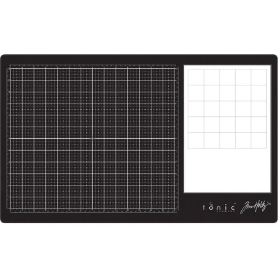 Afbeelding van Tonic Studios Tools Glass Media Mat (58,4x35,6cm) 1914e Tim Holtz (03 18)