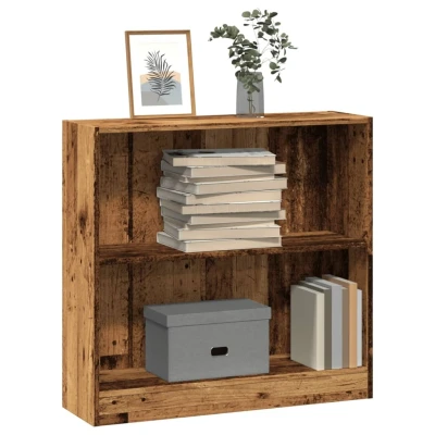 Afbeelding van vidaXL Boekenkast 80x24x76 cm bewerkt hout oud houtkleurig