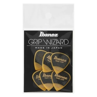 Image de Ibanez PPA16XSGYE 6 médiators Grip Wizard série Sand jaune extra heavy 1,2mm