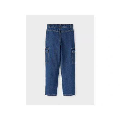 Afbeelding van Name it Nkfrose WIDE Straight leg jeans voor kinderen, Maat: 116, Light blue denim