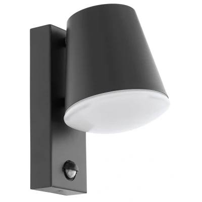 Afbeelding van sensorwandlamp Caldiero antraciet/wit Grijs Staal EGLO