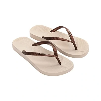 Afbeelding van Ipanema Anatomica Tan teenslippers voor dames, koperbeige