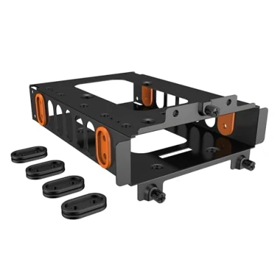 Image de be quiet! Compartiment pour lecteur de support stockage capacité : 1 disque dur ou 2 SSD noir orange