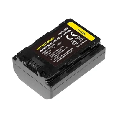 Afbeelding van Nitecore NP FZ100 vervangende batterij voor Sony camera, compatibel met vele cameramodellen