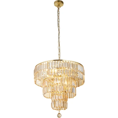Afbeelding van Searchlight EMPIRE Kroonluchter 5 Lichts Kristal Champagne