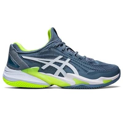Afbeelding van Asics Court FF 3 CLAY Tennisschoenen voor kleibanen, Heren, Maat: 44, White/greyish purple Textiel/ synthetisch