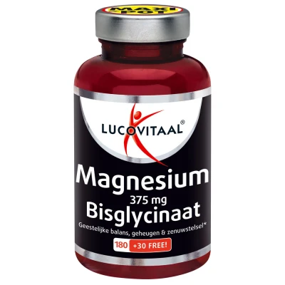 Afbeelding van Lucovitaal magnesium 375mg bisglycinaat 210tb