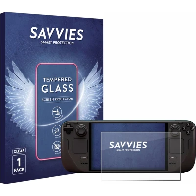 Afbeelding van Savvies Schermbeschermer van gepantserd glas, Andere spelaccessoires, Transparant