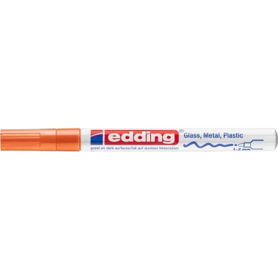 Afbeelding van edding 751 glanslakmarker oranje 1ST 1 2 mm / 4 9 006