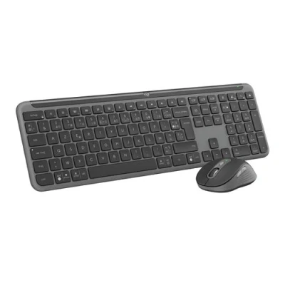 Afbeelding van Logitech MK950 Signature Slim Draadloze Toetsenbord en Muis Combo Azerty Zwart