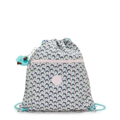 Image de Kipling SUPERTABOO Sac à dos moyen, Geo Shell (Bleu)