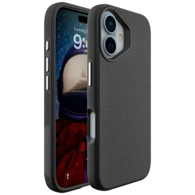 Afbeelding van Just in Case Rugged TPU Back Cover Zwart Apple iPhone 16 Plus
