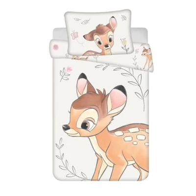 Afbeelding van Disney Bambi BABY Dekbedovertrek, Prins 135 x 100 + 40 60 cm Katoen