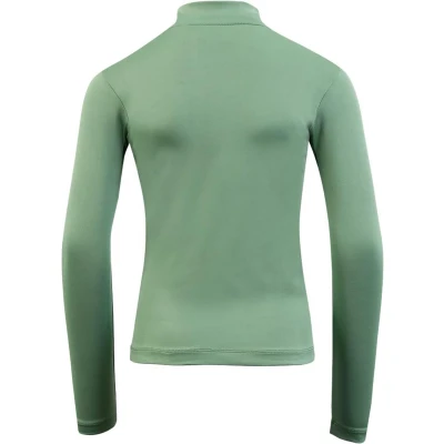 Afbeelding van Br Trainingsshirt Mini Zip up Kids Groen 140