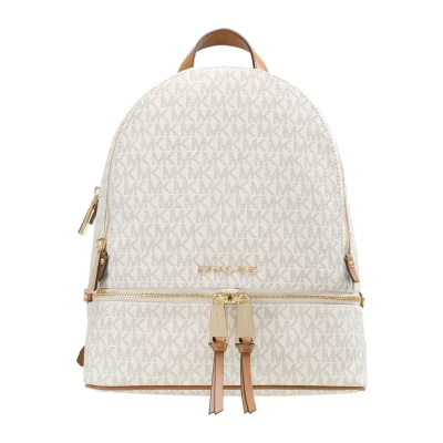 Afbeelding van Michael Kors RHEA ZIP BACK PACK Rugzak, Dames, Maat: One Size, Vanilla