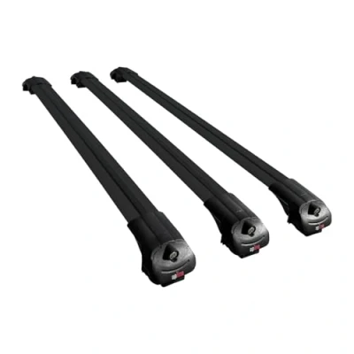 Afbeelding van Dakdrager geschikt voor Mercedes V klasse W447 2014 2023 ACE 1, 3 stangen, zwart
