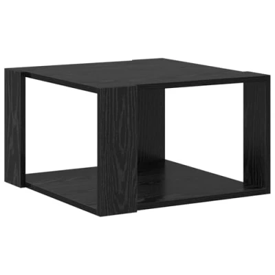 Afbeelding van vidaXL Salontafel Zwart Eiken 51,5x51,5x30 cm