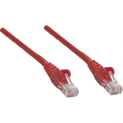 Afbeelding van Intellinet 739924 RJ45 Netwerkkabel, patchkabel CAT 6 U/UTP 0.25 m Rood 1 stuk(s)