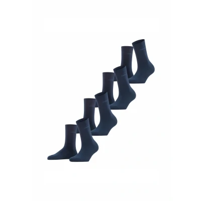 Afbeelding van Esprit Solid 4PACK Sokken, Dames, Maat: 36 41, Marine