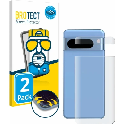 Afbeelding van BROTECT Screenprotector voor Google Pixel 8 Pro (Achterkant) Folie Beschermfolie matte volledig dekking (2 Stuks)