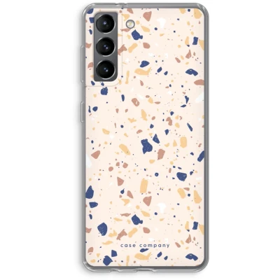 Afbeelding van Case Company® hoesje geschikt voor Samsung Galaxy S21 Terrazzo N23 Soft Cover Telefoonhoesje Bescherming aan alle Kanten en Schermrand
