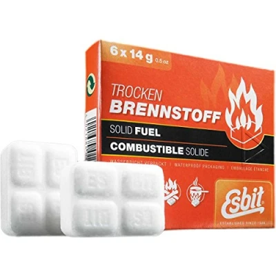 Afbeelding van Esbit Solid Fuel Tablets 6 x 14g Kampeer brandstof