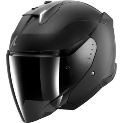 Afbeelding van Shark Skwal i3 Jet Dark Shadow Mat Zwart KMA Jethelm Maat S Helm