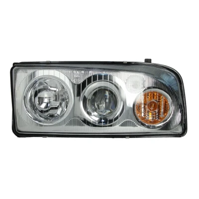 Afbeelding van ULO 2005002 Koplampen rechts H1, W5W, H4 24 Transparent Oranje Met dimlicht, knipperlamp, groot licht