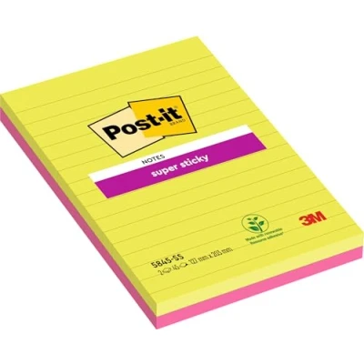 Afbeelding van Post it, Plakbriefje, Super kleverige notities (13 x 20 cm)