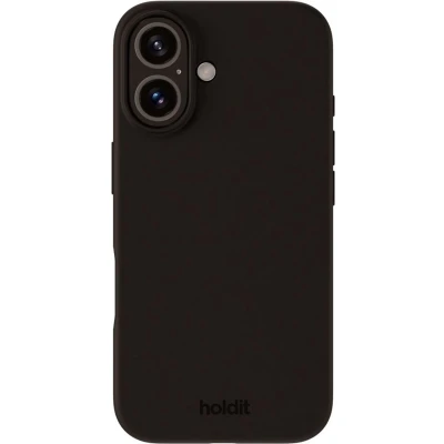 Afbeelding van Holdit Hoesje Geschikt voor iPhone 16 Plus Siliconen Silicone Case zwart