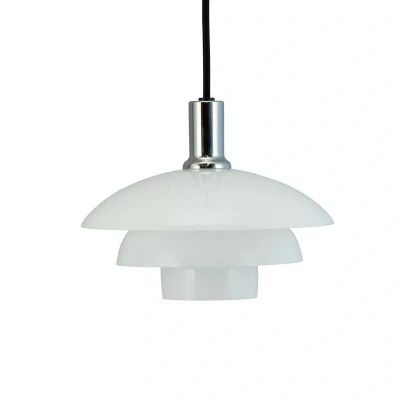 Afbeelding van Dyberg Larsen Morph hanglamp, opaal, Ø 21 cm, glas