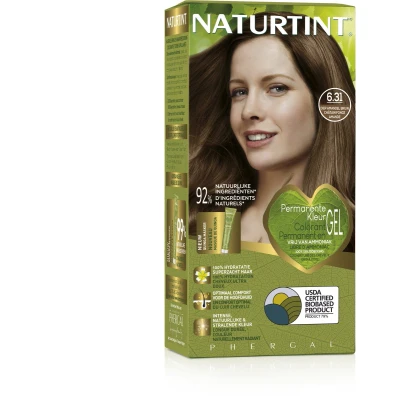 Afbeelding van Naturtint Permanente Haarkleuring 6.31 Diep Amandel Bruin