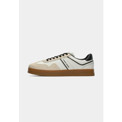 Afbeelding van Tommy Jeans THE Greenwich Sneakers laag, Heren, Maat: 41, Ecru Leer en imitatieleer