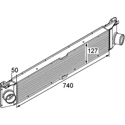 Afbeelding van MAHLE ORIGINAL CI 157 000P Intercooler FIAT: Ducato III Van